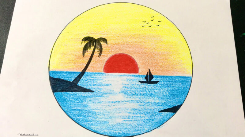 Tranh vẽ đẹp đơn giản