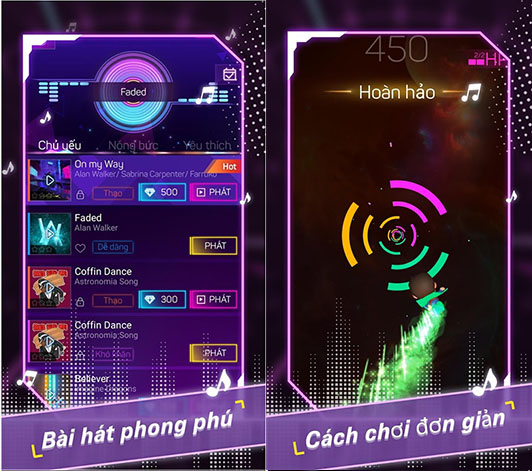 game âm nhạc Smash Colors