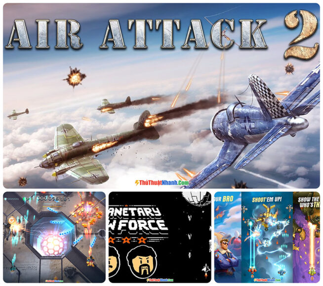 top game bắn máy bay hay
