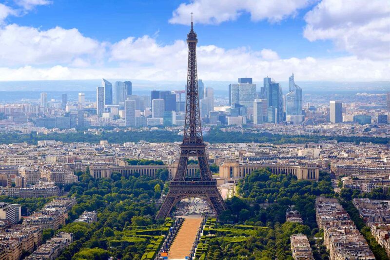 Hình ảnh tháp Eiffel thủ đô paris
