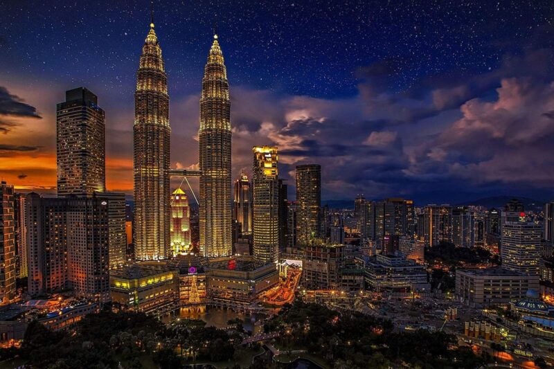 Hình ảnh tháp đôi Malaysia đẹp