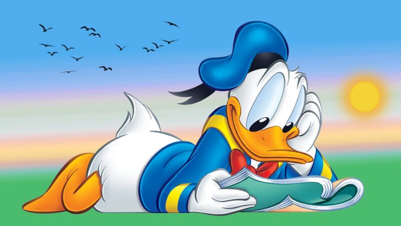 Hình ảnh vịt Donald ngộ nghĩnh