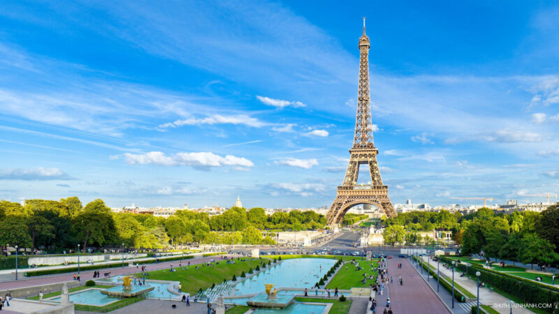 hình ảnh tháp Eiffel