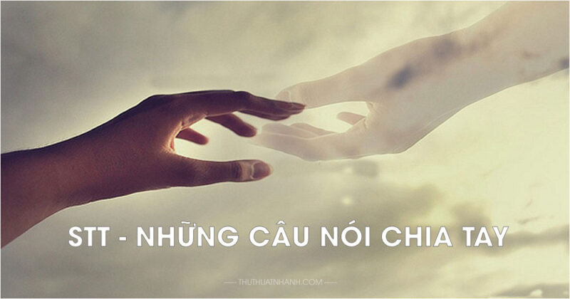 stt - những câu nói chia tay