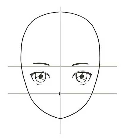 Cách vẽ anime bước 4