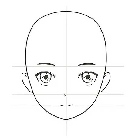 Cách vẽ anime bước 6