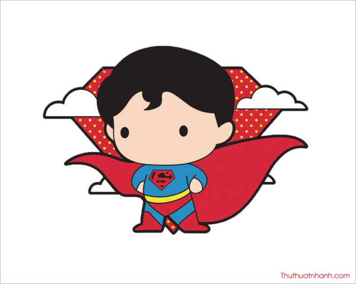 Hình ảnh chibi Superman đẹp nhất