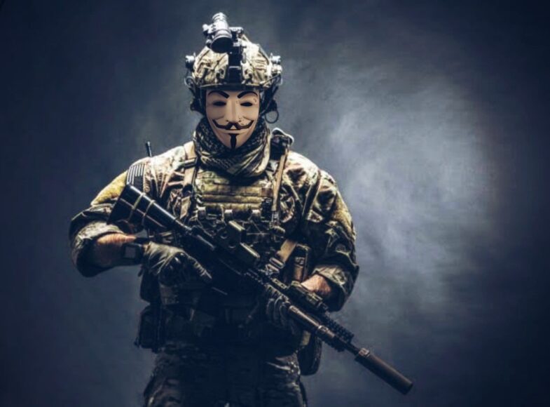 Hình ảnh hacker, Anonymous chất nhất