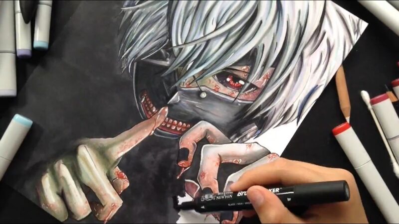 Hình vẽ anime ngầu chất