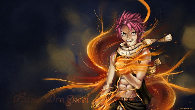 Hình ảnh natsu dragneel cười ngầu chất