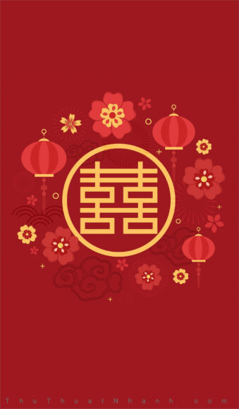 Hình nền chữ Hỷ