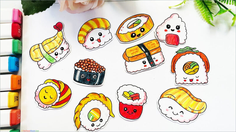 Hình vẽ Sticker cute