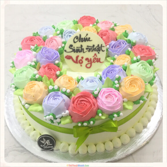 Bánh sinh nhật vợ yêu