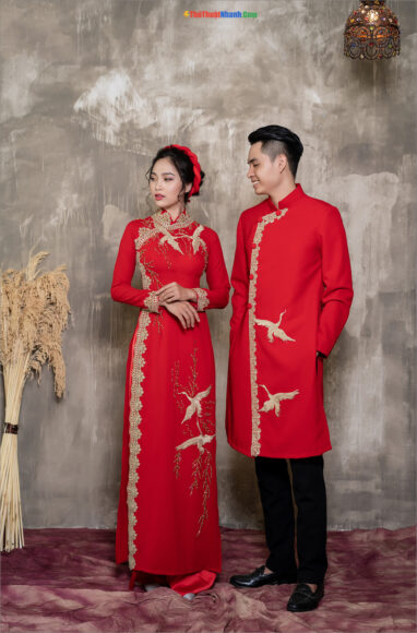 Mẫu áo dài cưới
