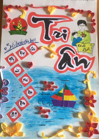 cách làm tập san 20 11 trang trí bìa