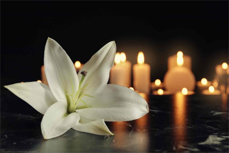 Hình ảnh chia buồn tang lễ