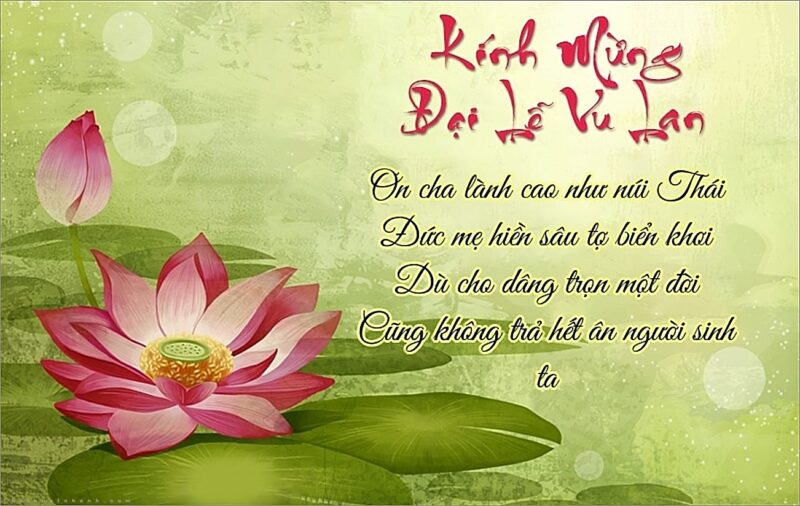 Hình ảnh Vu Lan Báo Hiếu