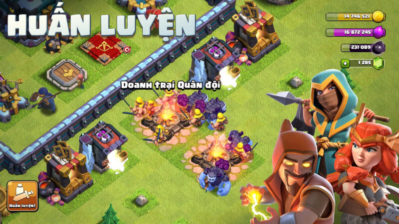 Clash Of Clans mới nhất với các tính năng cổ điển