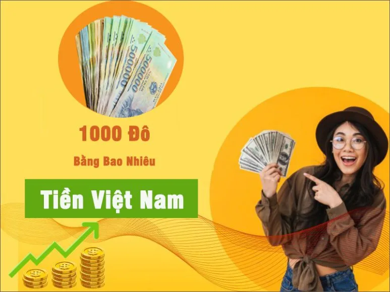 1000 Đô Bằng Bao Nhiêu Tiền Việt