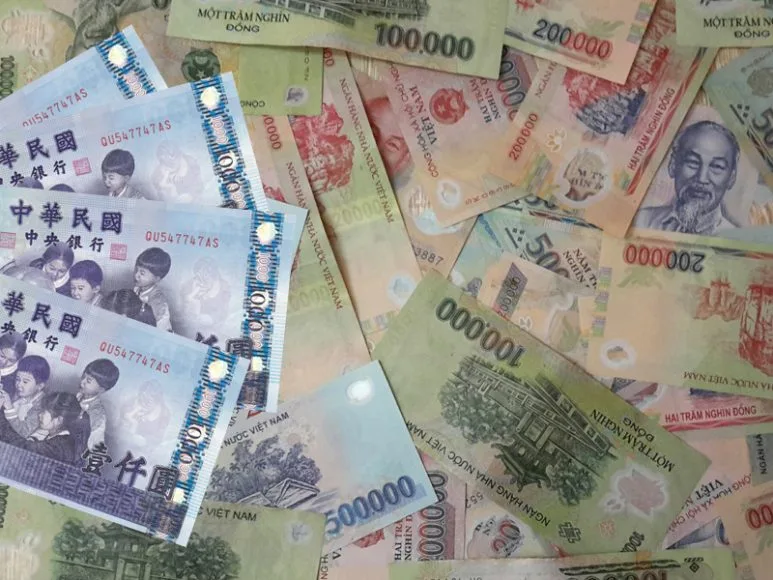 Tỷ giá giữa tiền Đài và tiền Việt Nam